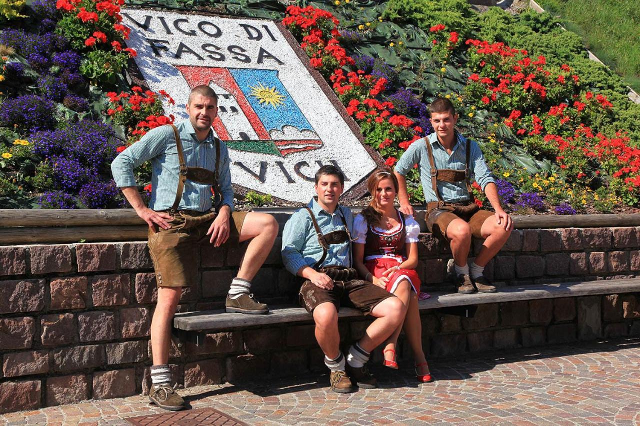 Garni Ladin Otel Vigo di Fassa Dış mekan fotoğraf